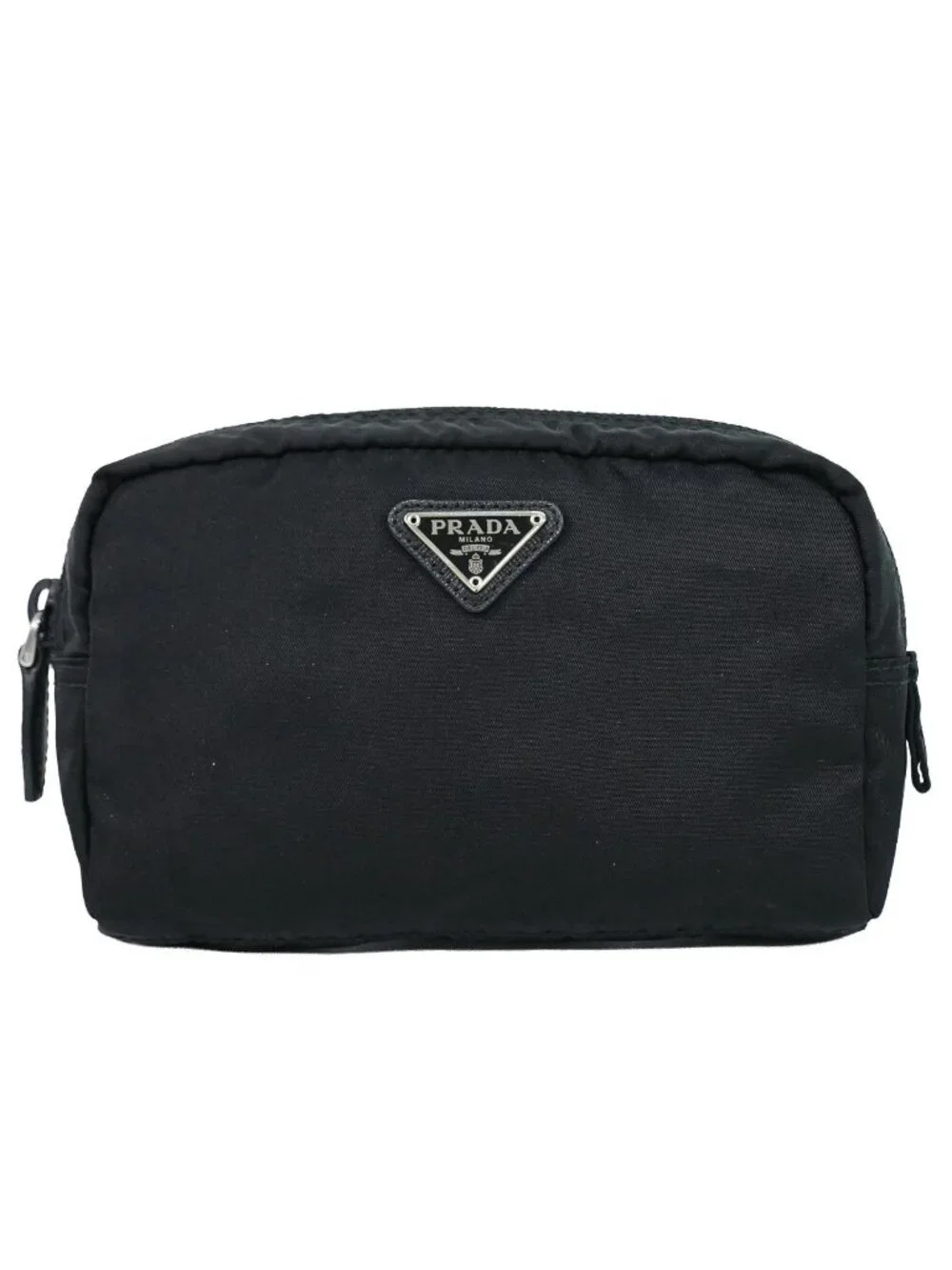 Prada Nylon Pouch Case Black
